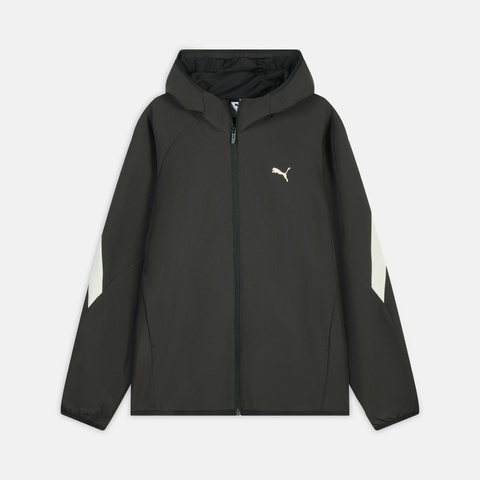 puma彪马2026男子男子-ESS HALF CONTRAST JACKET-黑色梭织连帽外套69468101