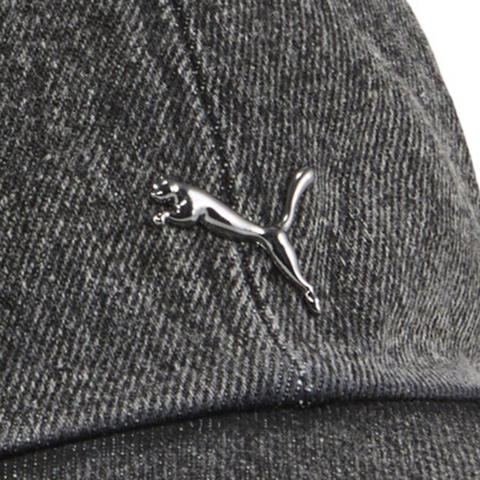 puma彪马2026中性中性-WARDROBE ESS METAL Dad Ca-黑色弯沿帽02596801