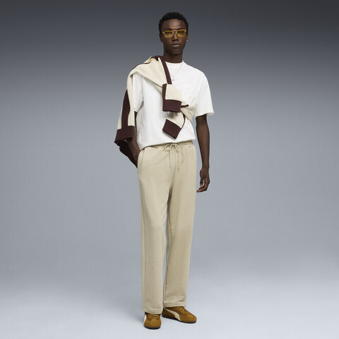 puma彪马2026男子男子-WARDROBE ESS Relaxed Swea-大理石灰针织长裤63180861