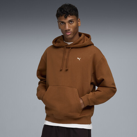 puma彪马2026男子男子-SELECT Essentials Hoodie-柚木色针织连帽卫衣63473207