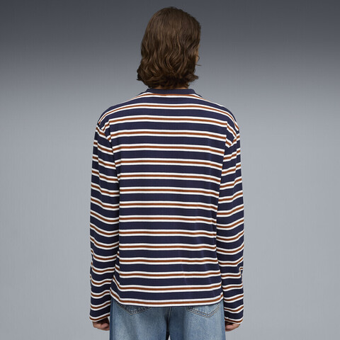 puma彪马2026男子男子-SELECT Essentials Longsle-海军蓝针织无领长T63473106