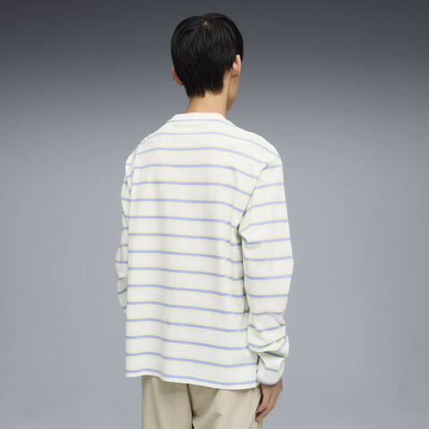 puma彪马2026男子男子-SELECT Essentials Longsle-彪马白针织无领长T63473102