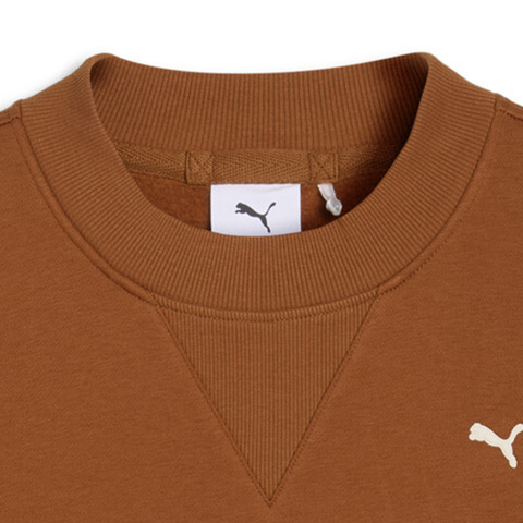 puma彪马2026女子女子-SELECT Essentials W Crew-柚木色针织无帽卫衣63473507