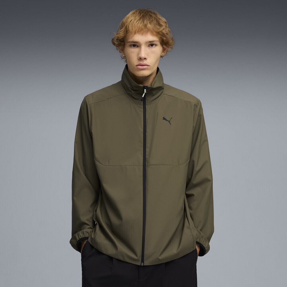puma彪马2026男子男子-PUMATECH Woven Track Jack-橄榄绿梭织无帽外套69419481
