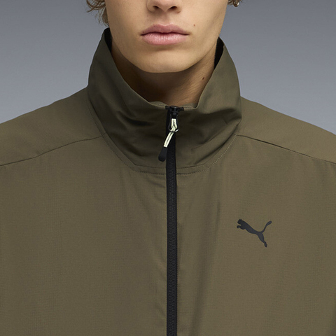puma彪马2026男子男子-PUMATECH Woven Track Jack-橄榄绿梭织无帽外套69419481
