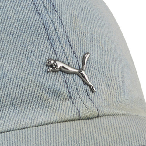 puma彪马2026中性中性-WARDROBE ESS METAL Dad Ca-浅蓝色弯沿帽02596807