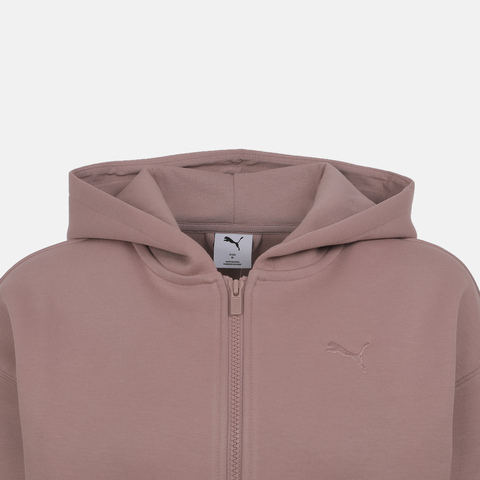 puma彪马2026女子女子-PRIME ESS FZ Hoodie DK W-砂岩棕针织连帽外套63138788