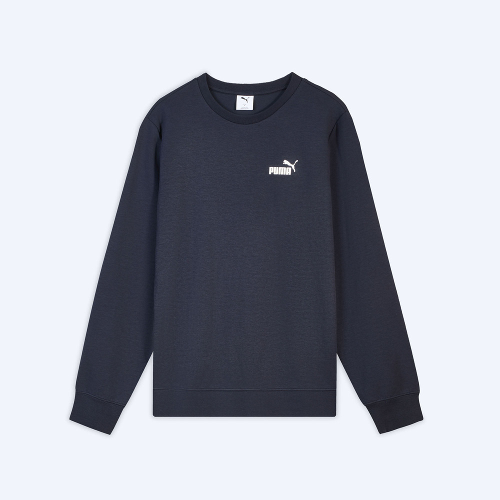 puma彪马2026男子男子-ESS No. 1 LOGO CREW DK-海军蓝针织无帽卫衣69545416