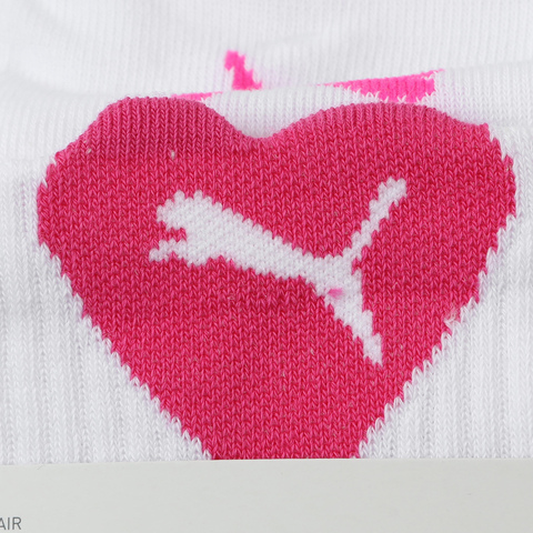 puma彪马2026女子女子-中袜-白色-粉红色中袜95203501