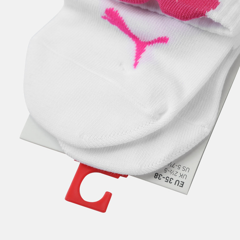 puma彪马2026女子女子-中袜-白色-粉红色中袜95203501