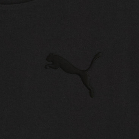 puma彪马2026男子男子-ESS ELEVATED CAT LOGO Rel-黑色针织无领短T63777501
