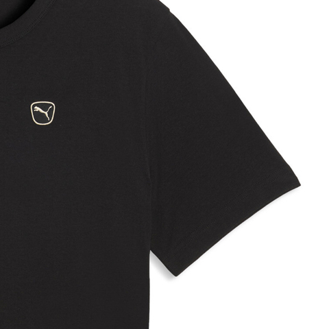 puma彪马2026男子男子-ESS ELEVATED Tee-黑色针织无领短T69588301