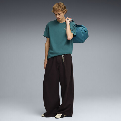 puma彪马2026男子男子-ESS ELEVATED Tee-绿宝石色针织无领短T69588341