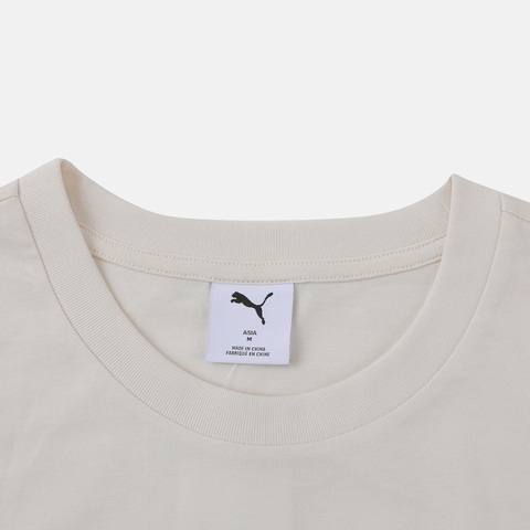 puma彪马2026男子男子-ESS METALLIC No.1 Logo Te-雪白色针织无领短T69444887