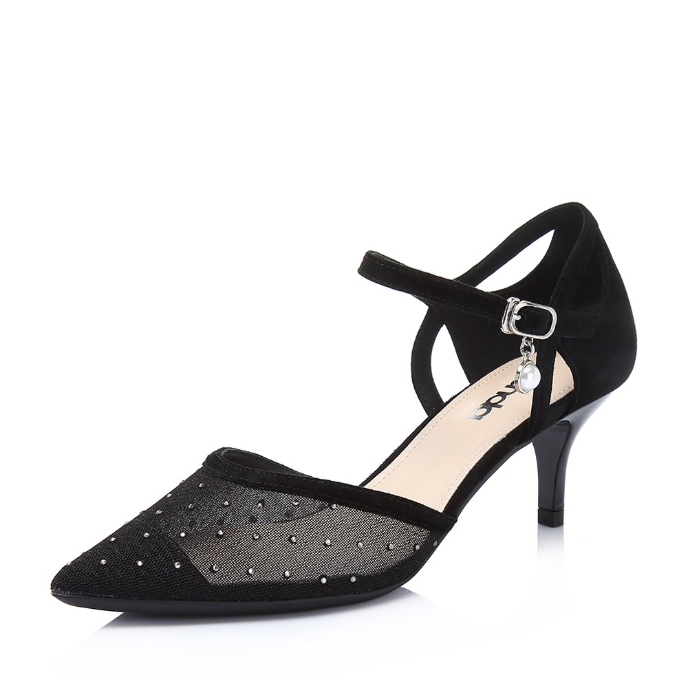 senda/森达夏季新款专柜同款尖头细高跟女凉鞋婚鞋vgua4bk8