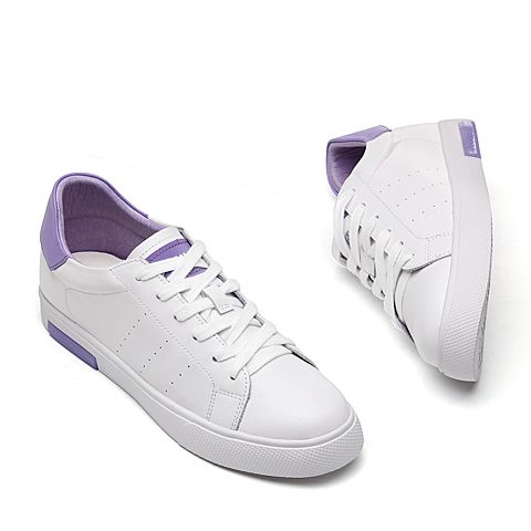 森达春季新款专柜同款韩版街头休闲女小白鞋VTR20AM9