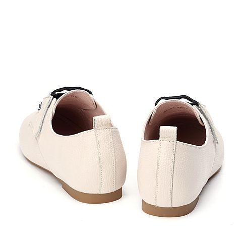 森达春季新款专柜同款韩版学生女休闲小皮鞋3KK01AM9
