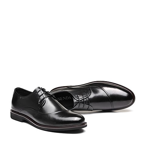 森达春季新款专柜同款英伦绅士商务男鞋婚鞋1DU23AM9