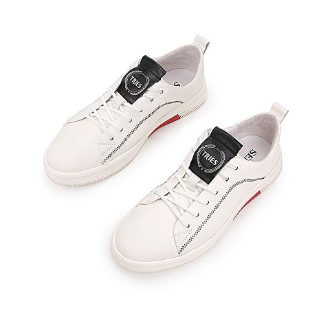 森达秋季新款专柜同款韩版青年男休闲板鞋1UH20CM9