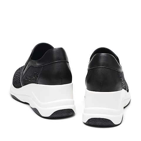 森达秋季新款专柜同款时尚复古厚底女单鞋3MC01CM9