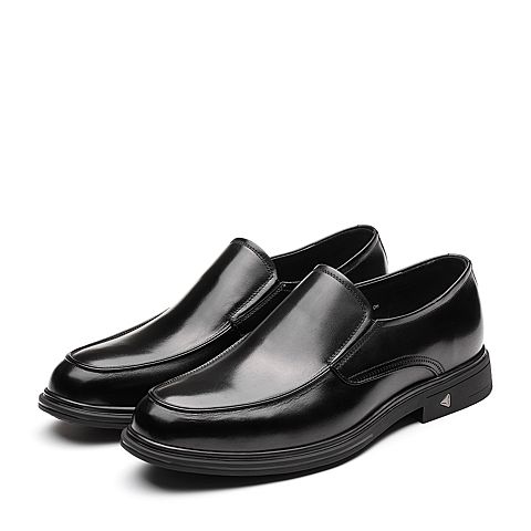 森达2020春季新款专柜同款一脚蹬英伦舒适商务男鞋V1H12AM0
