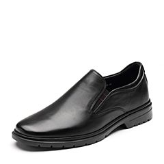森达2020春季新款专柜同款简约一脚蹬舒适商务男皮鞋41X01AM0