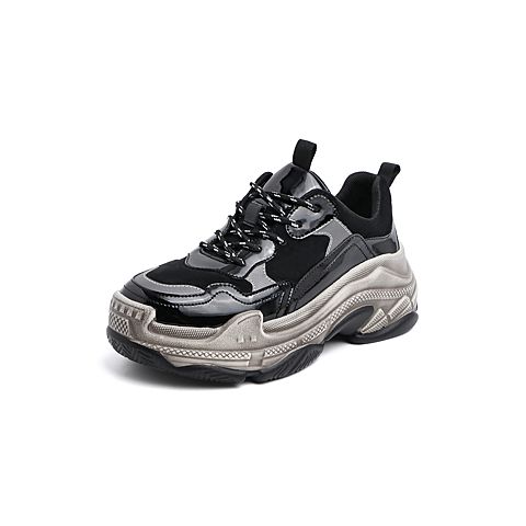 森达2020春季新款韩版运动风舒适休闲厚底女旅游老爹鞋Z1922AM0