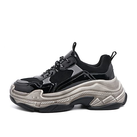 森达2020春季新款韩版运动风舒适休闲厚底女旅游老爹鞋Z1922AM0