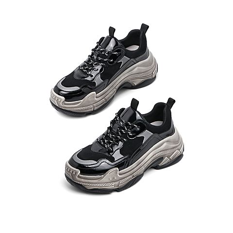 森达2020春季新款韩版运动风舒适休闲厚底女旅游老爹鞋Z1922AM0