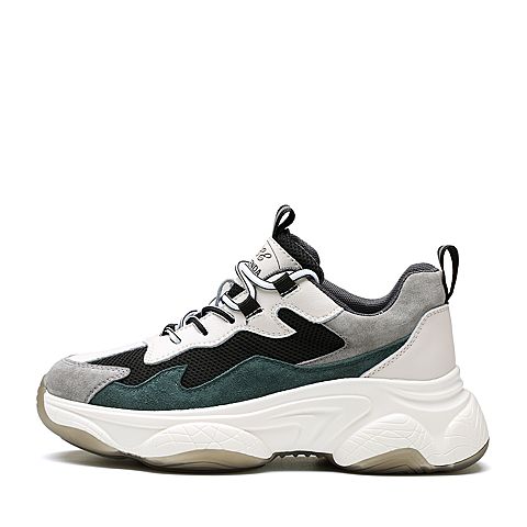 森达2020春季新品厚底撞色ins潮休闲智熏老爹鞋街拍女3TS02AM0