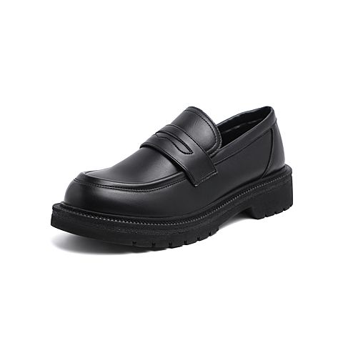 森达2020春季新款简约青年户外休闲方跟女单鞋ZLFX3AM0