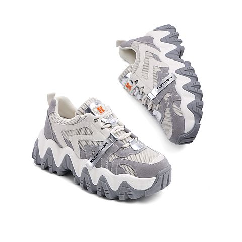 森达2020春季新款户外旅游青年厚底休闲女老爹鞋ZLDX3AM0