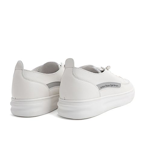 森达2020秋季新款专柜同款韩版户外休闲平底女小白鞋3ZC01CM0