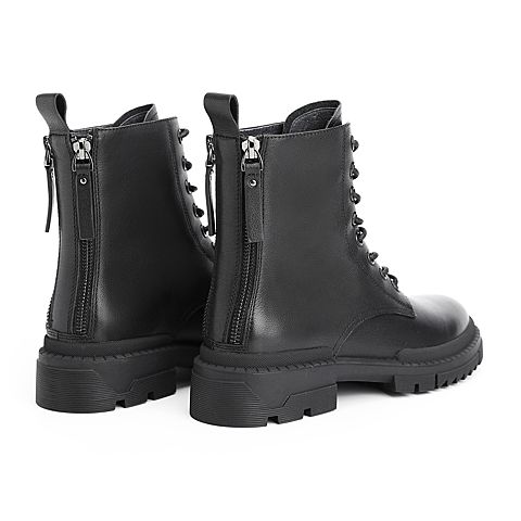 森达2020冬季新款专柜同款欧美户外休闲女中筒马丁靴VP462DZ0