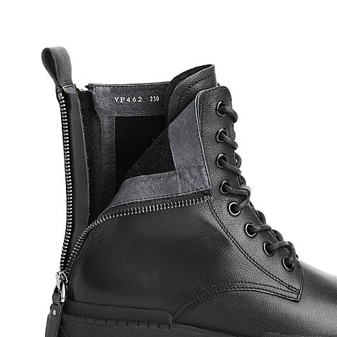 森达2020冬季新款专柜同款欧美户外休闲女中筒马丁靴VP462DZ0