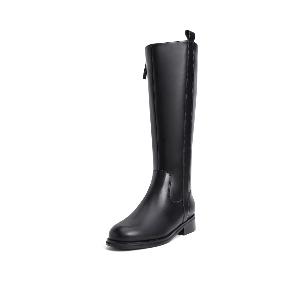 森达2020冬季新品时尚性感潮流舒适休闲女长筒靴Z9001DG0