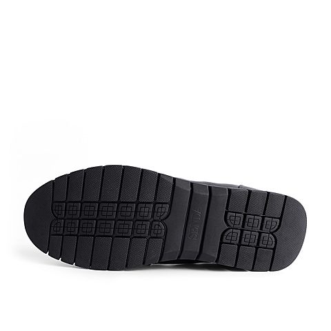 森达2021春季新款商场同款简约一脚蹬青年休闲男豆豆鞋1RB15AM1