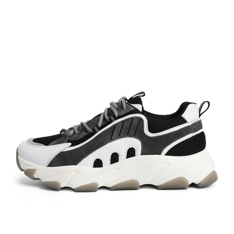 森达2021春季新品户外潮流厚底休闲男旅游老爹鞋Z1029AM1