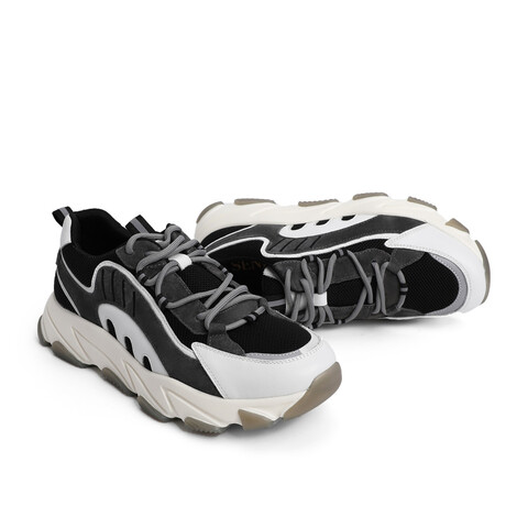 森达2021春季新品户外潮流厚底休闲男旅游老爹鞋Z1029AM1