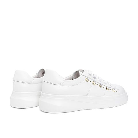 森达2021春季新款商场同款韩版学院风休闲女小白鞋VH921AM1