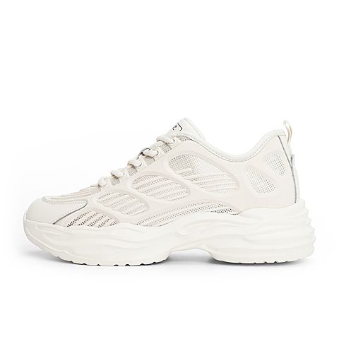 森达2021夏季新款商场同款户外旅游厚底运动风女老爹鞋4WO11BM1