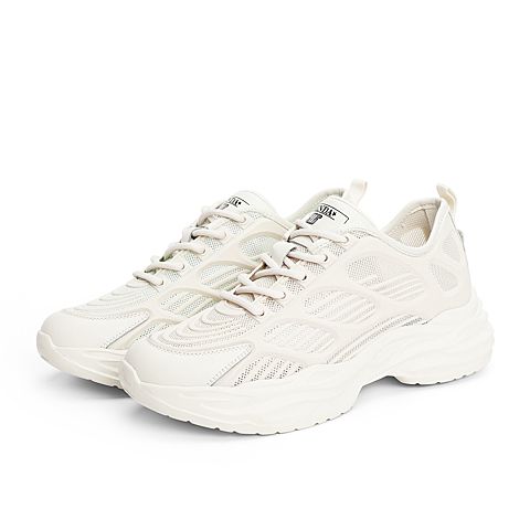 森达2021夏季新款商场同款户外旅游厚底运动风女老爹鞋4WO11BM1