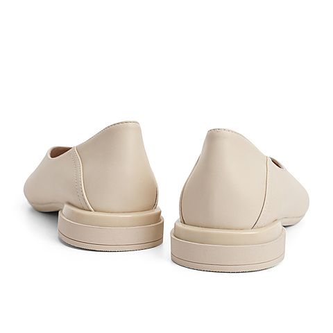 森达2021春季新款时尚V口气质舒适休闲女浅口单鞋Z1218AQ1