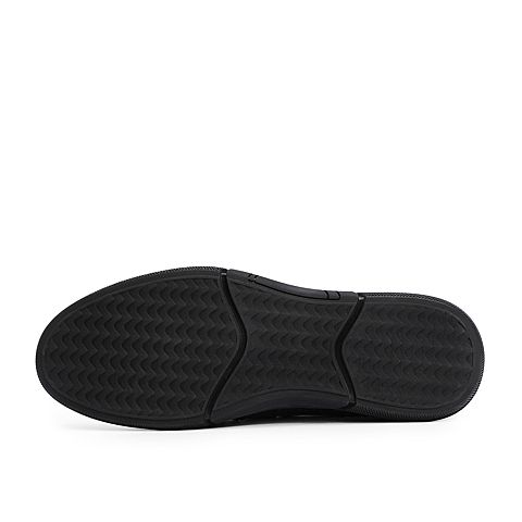 森达2021春季新款舒适一脚蹬打孔透气男休闲皮鞋Z1214BM1