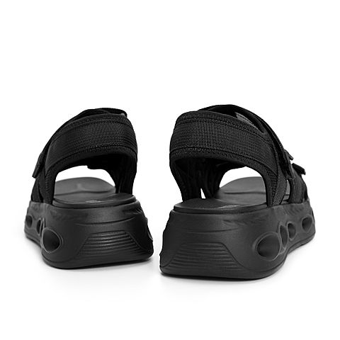 森达2021夏季新款商场同款时尚运动风厚底休闲女凉鞋4WP10BL1