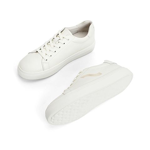 森达2021秋季新款商场同款时尚简约潮流平底女休闲小白鞋VF6Z2CM1