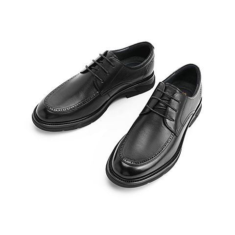 森达2021秋季新款欧美英伦通勤青年商务正装男皮鞋Z0437CM1