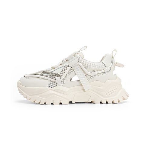 森达2021夏季新款商场同款休闲潮流厚底运动风女老爹鞋4FA01BM1