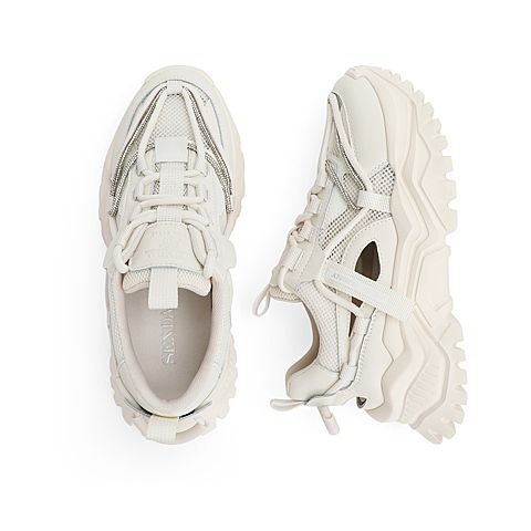 森达2021夏季新款商场同款休闲潮流厚底运动风女老爹鞋4FA01BM1