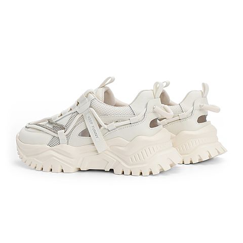 森达2021夏季新款商场同款休闲潮流厚底运动风女老爹鞋4FA01BM1